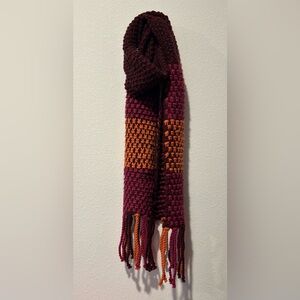 Handmade Multicolor Knit Scarf